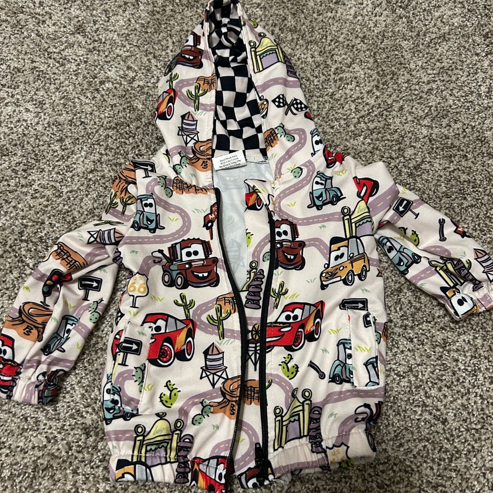 Boutique Cars Inspired Jacket Size 3-6M